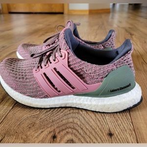 Adidas Ultra Boost - Pink/ green - Women’s size 9.5